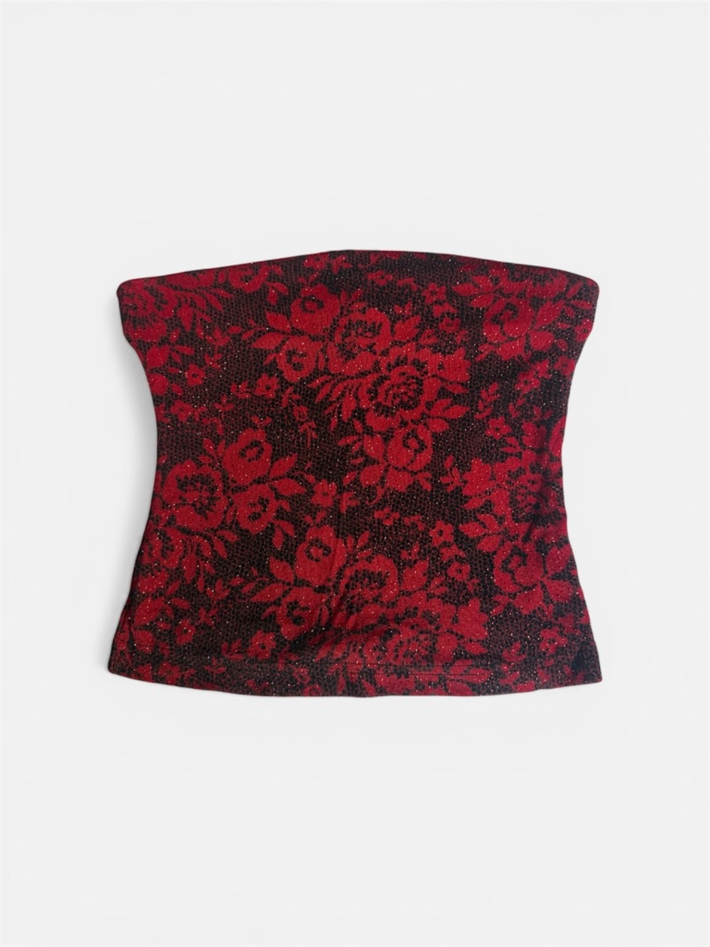XOXO Red and Black Strapless Bustier